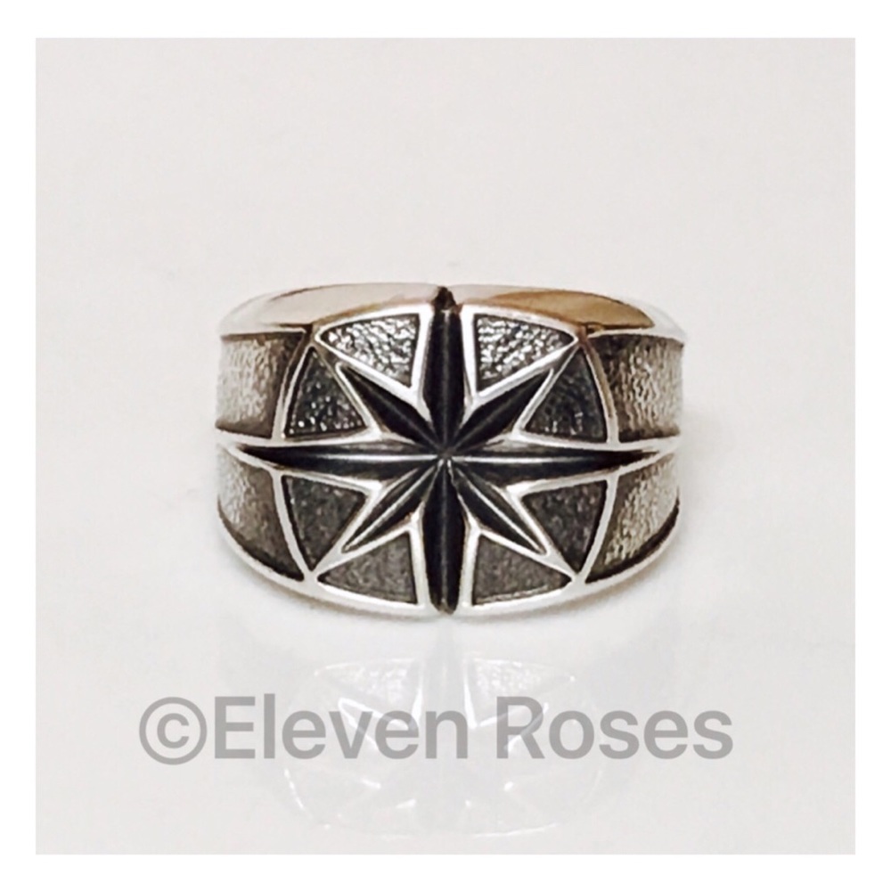 David Yurman Maritime North Star Signet Ring - Picture 1 of 8